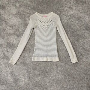 Lilly Pulitzer White Knit Sweater